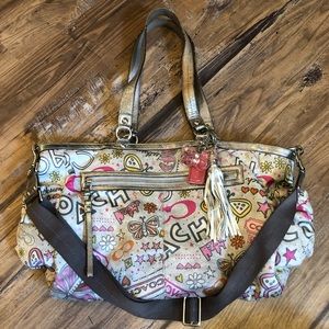 Coach Poppy City diaper bag